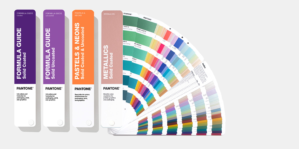 Pantone Solid Coated, Pantone Solid Uncoated, Pantone Metallics Coated