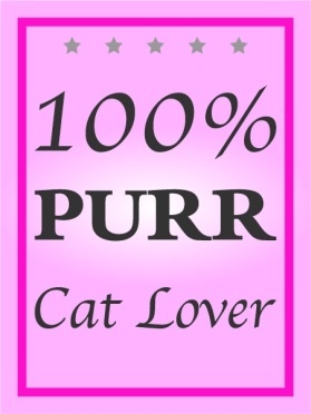 100 pct purr cat lover aluminium pink sign