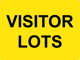 Visitor lots sign