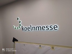 3D Acrylic backlit sign example