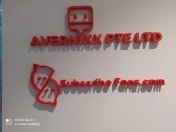 3D Acrylic sign example