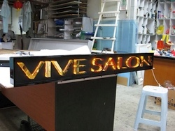 Custom sign example