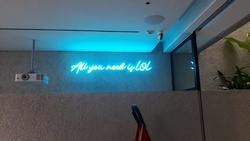 LED Neon sign example