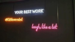 LED Neon sign example