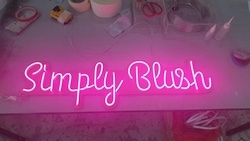 LED Neon sign example