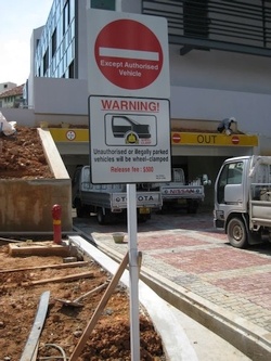 Statutory sign example