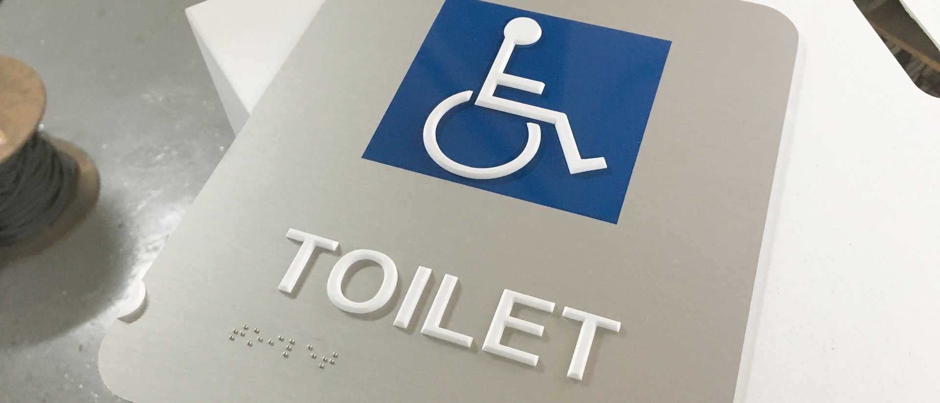 BCA Braille sign example