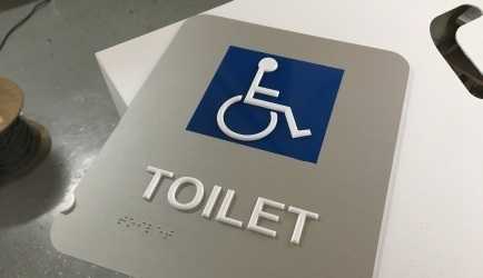 BCA Braille sign example