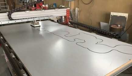 CNC sign cutting example